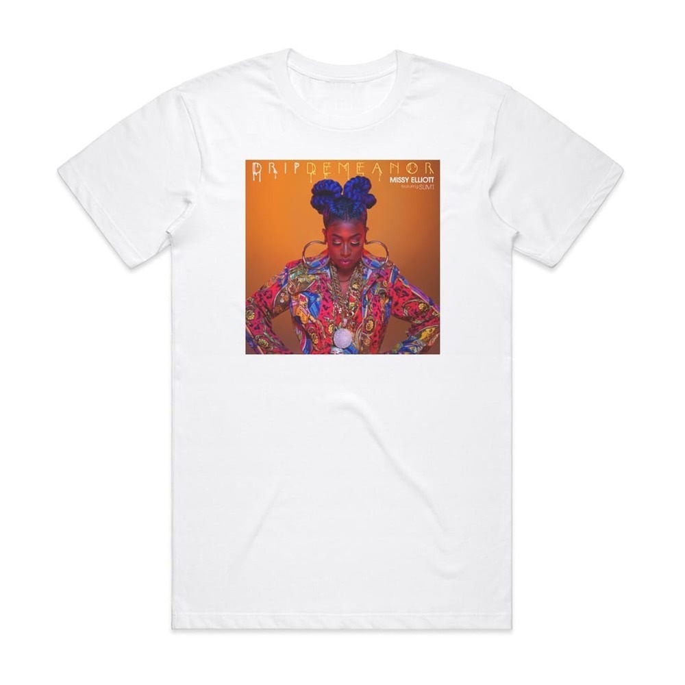 Missy Elliott Dripdemeanor Album Cover T-Shirt White